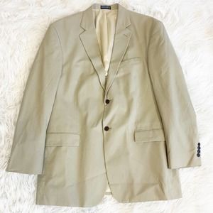 ☀️LASTCHANCE☀️Oscar De La Renta Men’s Taupe/Tan Suit Jacket/Sports Coat/Blazer